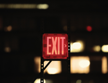 Tablou canvas : Exit [3]