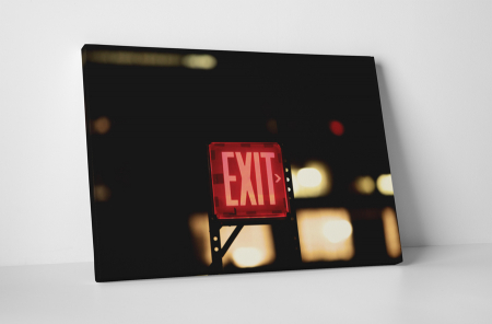 Tablouri Canvas - Tablou canvas : Exit