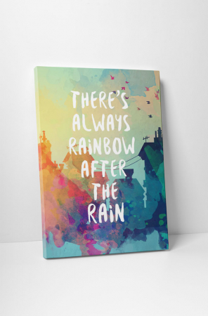 Tablouri Canvas - Tablou canvas : There's always rainbow