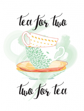 Tablou canvas : Tea for two [3]