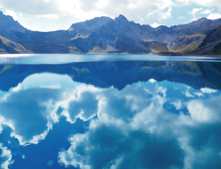 Tablou canvas : Lac la altitudine [3]