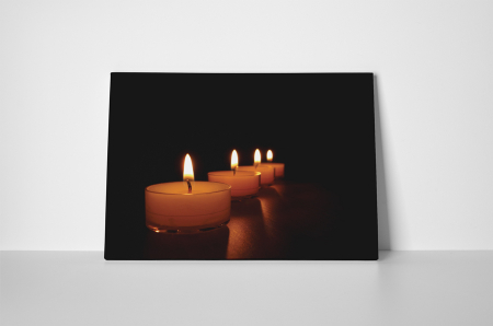 Tablou canvas : Patru lumanari [1]