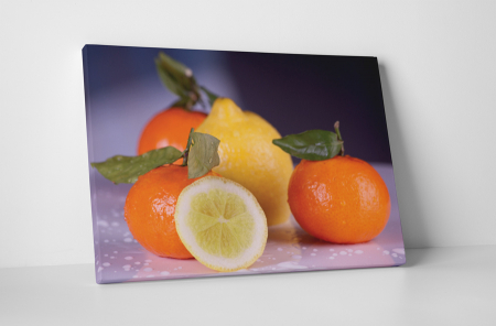 Gastronomie - Tablou canvas : Fructe citrice