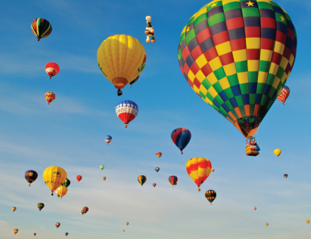 Tablou canvas : Balon cu aer cald [3]