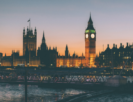 Tablou canvas : Big Ben la apus [3]