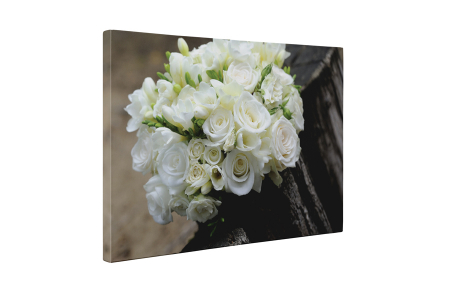 Tablou canvas : Buchet de trandafiri albi [4]