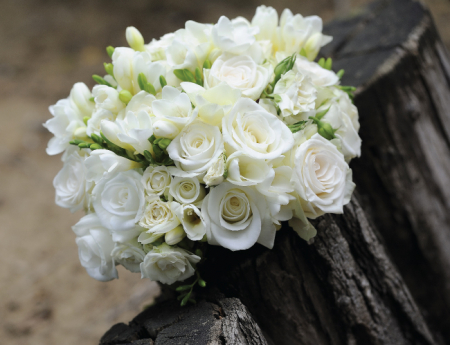Tablou canvas : Buchet de trandafiri albi [3]