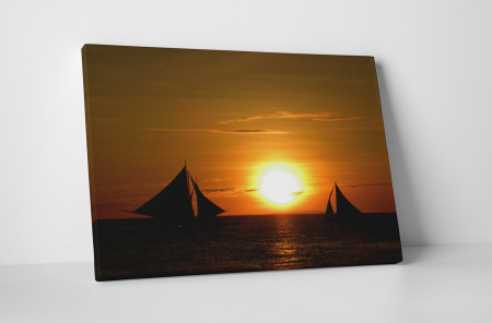 Peisaje - Tablou canvas : Navigare pe mare