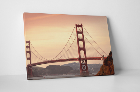 Atracții turistice - Tablou canvas : Podul Golden Gate
