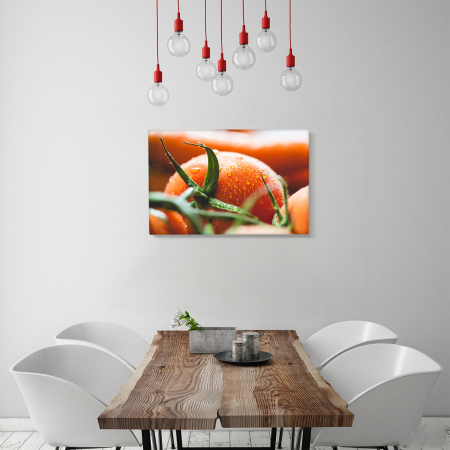 Gastronomie - Tablou canvas : Rosii proaspat culese