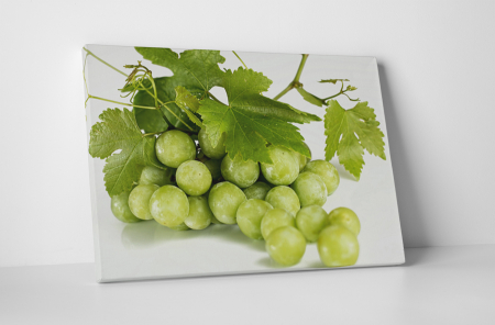 Gastronomie - Tablou canvas : Strugure alb