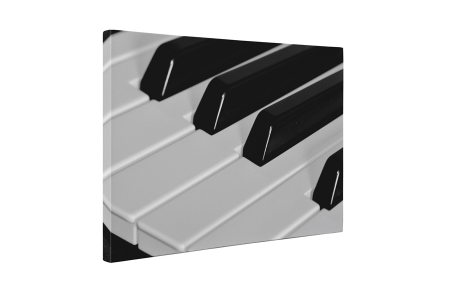 Tablou canvas : Pianul alb-negru [4]