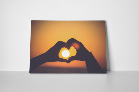 Tablou canvas : Apusul de soare romantic [1]