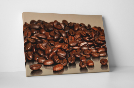 Gastronomie - Tablou canvas : Cafea boabe