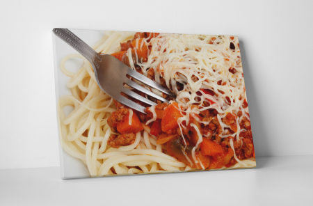 Gastronomie - Tablou canvas : Spaghette bolognese