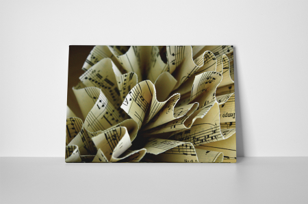 Tablou canvas : Foaie de muzica [1]
