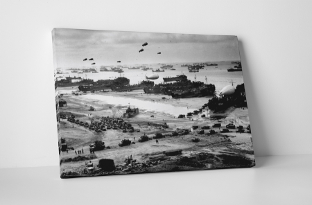 Alb-negru - Tablou canvas : Razboi