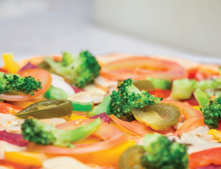 Tablou canvas : Pizza vegetariana [3]