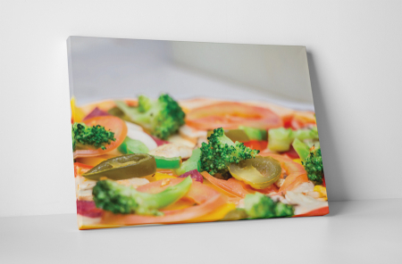 Gastronomie - Tablou canvas : Pizza vegetariana