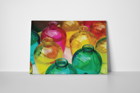 Tablou canvas : Sticle colorate [1]