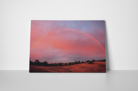 Tablou canvas : Curcubeu in apus de soare [1]