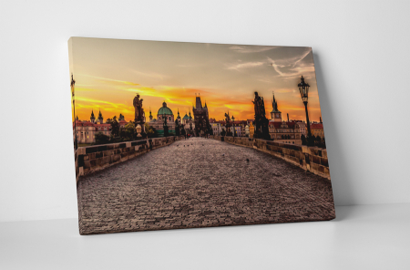 Tablouri Canvas - Tablou canvas : Podul Carol Praga