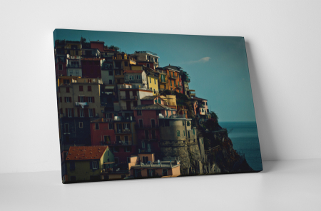Tablouri Canvas - Tablou canvas : Casute la inaltime