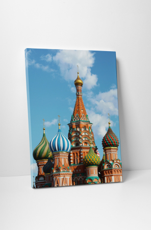Atracții turistice - Tablou canvas : Catedrala Sfantu Vasile Moscova
