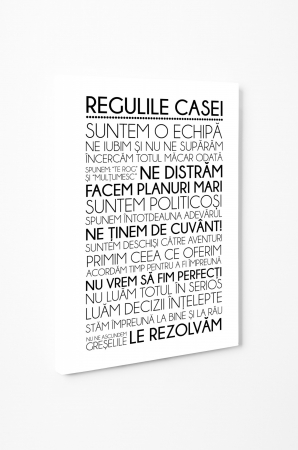 Tablou canvas : Regulile [2]