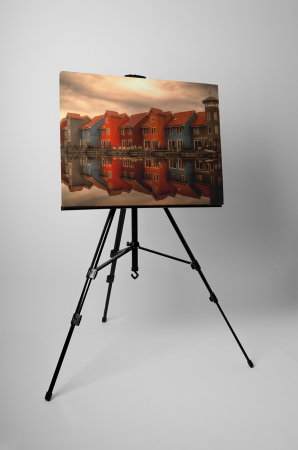 Tablou canvas : Casute colorate [2]