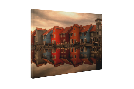 Tablou canvas : Casute colorate [4]