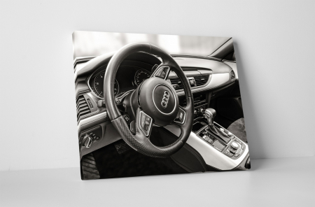 Vehicule - Tablou canvas : Volan Audi