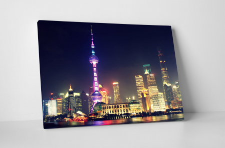 Tablouri Canvas - Tablou canvas : Pudong skyline