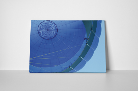 Tablou canvas : Balon albastru cu aer cald [1]