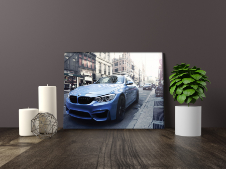 Tablou canvas : BMW albastru [3]
