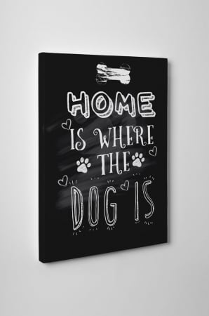 Tablou canvas : Home and dog [1]