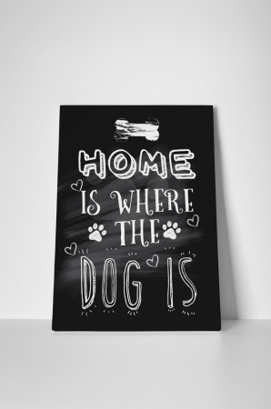 Tablou canvas : Home and dog [2]