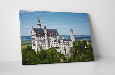 Atracții turistice - Tablou canvas : Castelul Neuschwanstein