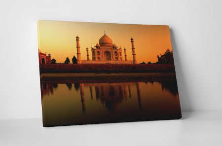 Atracții turistice - Tablou canvas : Taj Mahal