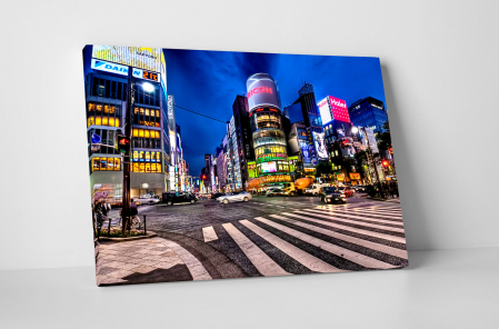 Tablouri Canvas - Tablou canvas : Tokyo's Downtown Ginza