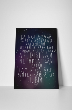 Tablou canvas : La noi acasa [2]
