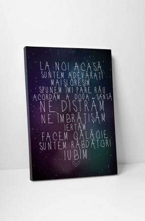 Tablouri Canvas - Tablou canvas : La noi acasa