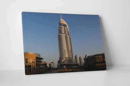 Atracții turistice - Tablou canvas : Hotel inalt in Dubai