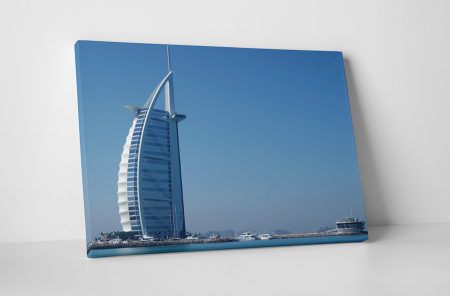 Atracții turistice - Tablou canvas : Hotelul Burj Al Arab