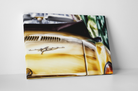 Vehicule - Tablou canvas : Masinuta galbena