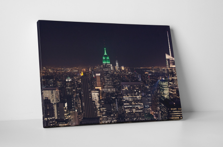 Tablouri Canvas - Tablou canvas : Orasul noaptea
