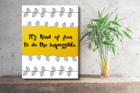 Tablouri Canvas - Tablou canvas : To do the Impossible