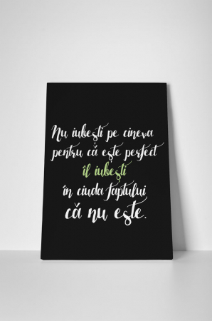 Tablou canvas : Il iubesti [1]