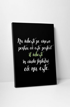 Tablouri Canvas - Tablou canvas : Il iubesti