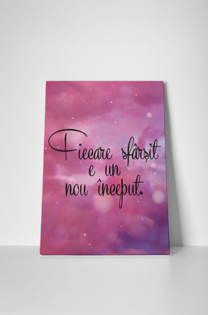 Tablou canvas : Un nou inceput [1]